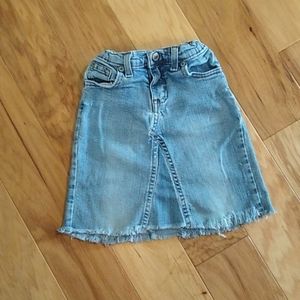 4T blue jean skirt